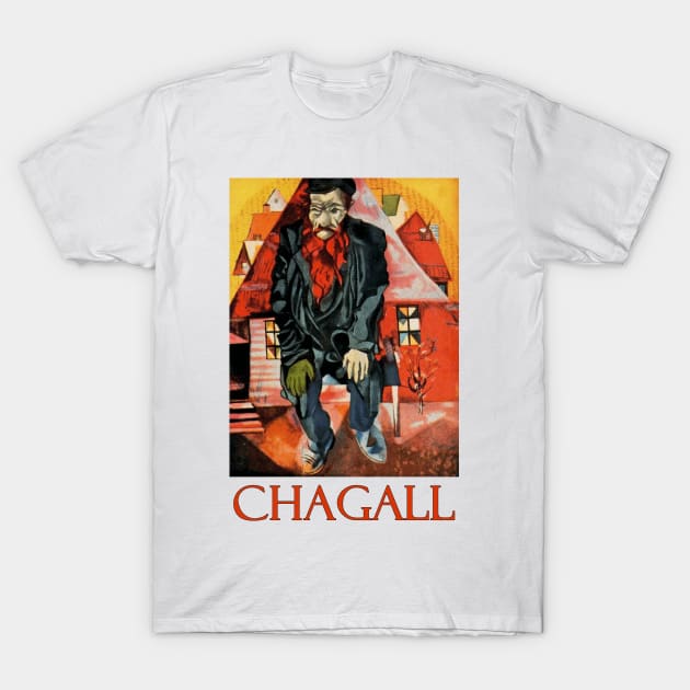 Red Jew (1915) by Marc Chagall T-Shirt by Naves